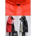 Boho Red Loose fashion Pockets Winter Duck Down Coat