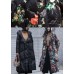 Fashion Elegant Print Oriental Winter Long Puffer Jackets Duck Down Coat